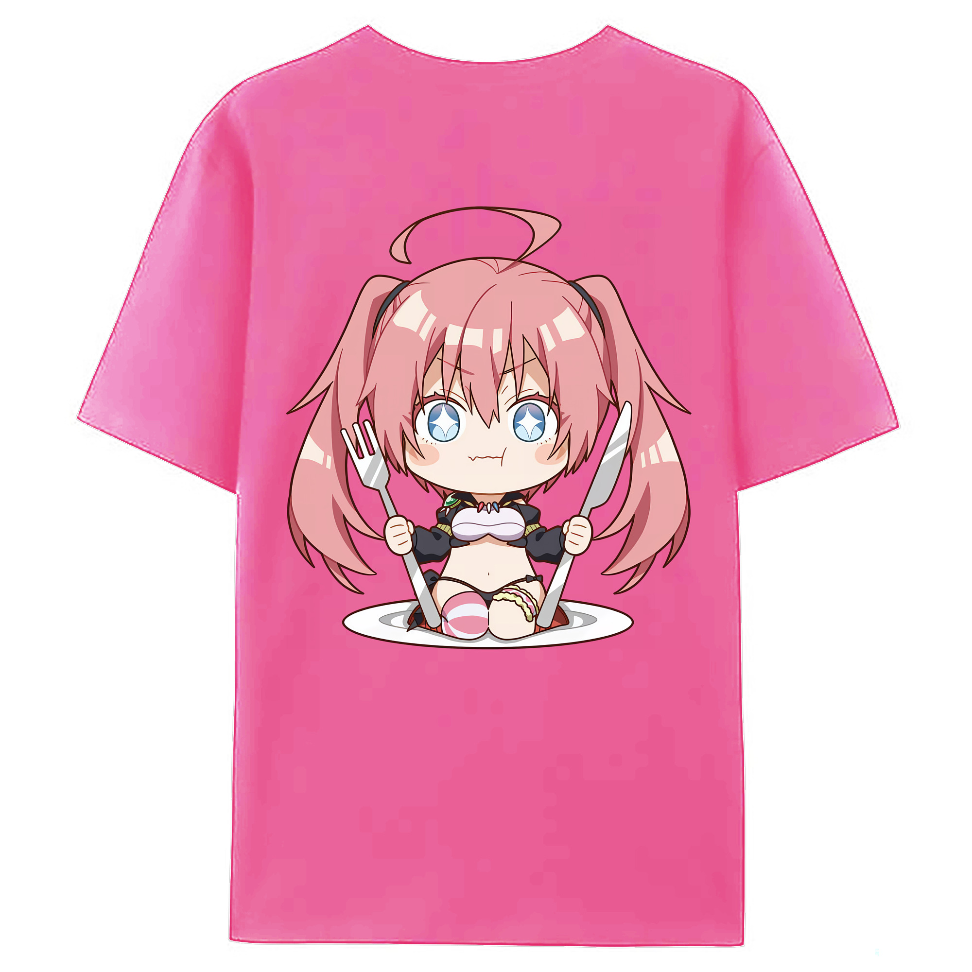 （画像用） 転スラ Regarding Reincarnated to Slime レディース半袖Tシャツ(バックプリント)